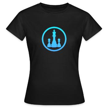 Echecs Echecs Echecs Echecs Echecs Ech - T-shirt Femme - noir - Devant - AI Model Female 172 dark (172cm)
