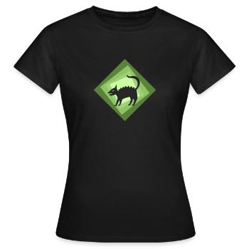 Fabelwesen Märchen Einhorn - Frauen T-Shirt - Schwarz - Vorne - AI Model Female 172 dark (172cm)