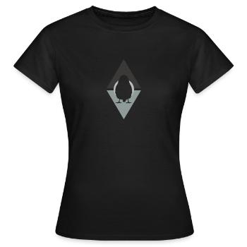 Budgie Bird Illustration Bird Illustration - Women's T-Shirt - black - Front - AI Model Female 172 dark (172cm)