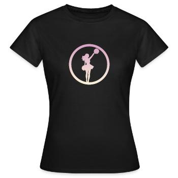 Bommel Cheerleading Cheerleading - Frauen T-Shirt - Schwarz - Vorne - AI Model Female 172 dark (172cm)