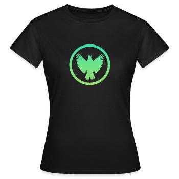 Cacatoès Oiseau Cacatoès - T-shirt Femme - noir - Devant - AI Model Female 172 dark (172cm)