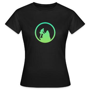 Mur d’escalade Mur d’escalade - T-shirt Femme - noir - Devant - AI Model Female 172 dark (172cm)