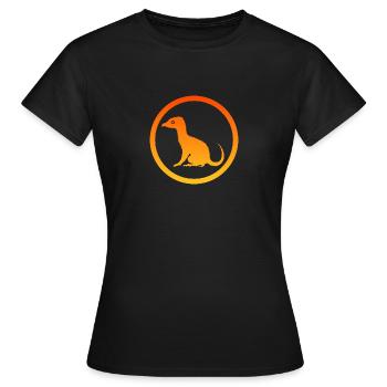 Cryptozoologie Bigfoot mythique - T-shirt Femme - noir - Devant - AI Model Female 172 dark (172cm)