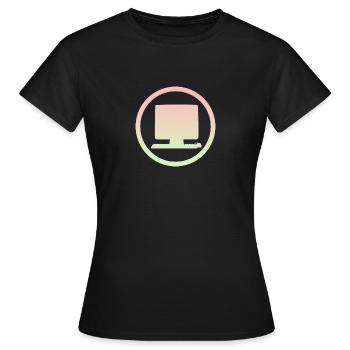 Computer Online Informatik - Frauen T-Shirt - Schwarz - Vorne - AI Model Female 172 dark (172cm)
