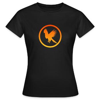 Kakadus Vogel Papagei - Frauen T-Shirt - Schwarz - Vorne - AI Model Female 172 dark (172cm)