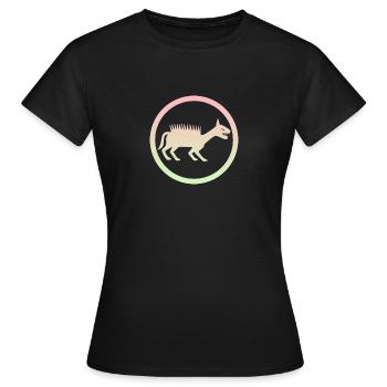 Cryptozoologie Licorne mythique - T-shirt Femme - noir - Devant - AI Model Female 172 dark (172cm)