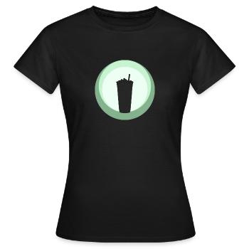Boba Bubble Bubble Thé Bulle - T-shirt Femme - noir - Devant - AI Model Female 172 dark (172cm)