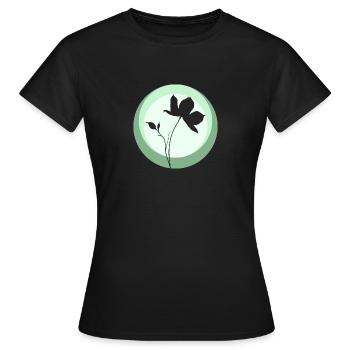 Botanik Pflanzenkunde Flora - Frauen T-Shirt - Schwarz - Vorne - AI Model Female 172 dark (172cm)