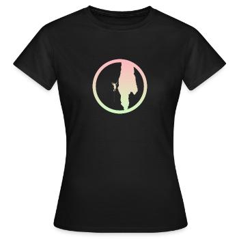 Kletterer Klettern Klettern - Frauen T-Shirt - Schwarz - Vorne - AI Model Female 172 dark (172cm)