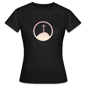 Bibelvers Christus Christus - Frauen T-Shirt - Schwarz - Vorne - AI Model Female 172 dark (172cm)