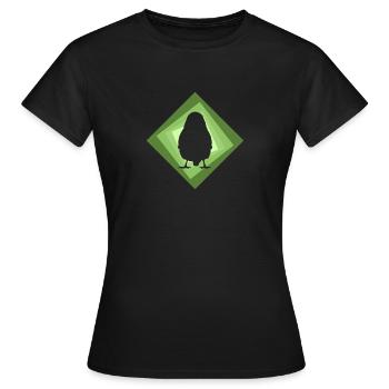 Wellensittich Vögel beobachten Vogel Abbildung - Frauen T-Shirt - Schwarz - Vorne - AI Model Female 172 dark (172cm)