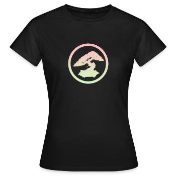 Arbres d’art japonais - T-shirt Femme - noir - Devant - AI Model Female 172 dark (172cm)