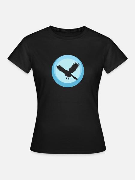Tier Fliegen Fliegen - Frauen T-Shirt - Schwarz