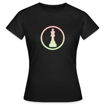 Checkmate Chess Chess - Women's T-Shirt - black - Front - AI Model Female 172 dark (172cm)