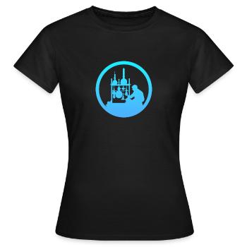 Molecule Biochemistry DNA - Women's T-Shirt - black - Front - AI Model Female 172 dark (172cm)