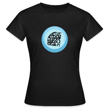 Cheese Gourmet Cheese - T-shirt Femme - noir - Devant - AI Model Female 172 dark (172cm)
