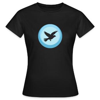 Ailes d’animaux Animal - T-shirt Femme - noir - Devant - AI Model Female 172 dark (172cm)