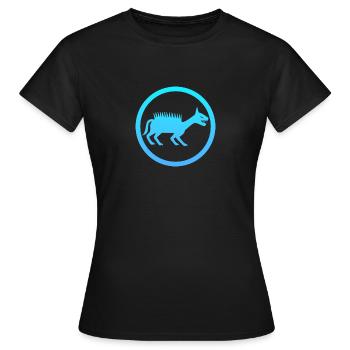 Cryptozoologie Mythique Mythique - T-shirt Femme - noir - Devant - AI Model Female 172 dark (172cm)