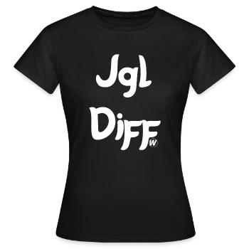 Jungle Différent - T-shirt Femme - noir - Devant - AI Model Female 172 dark (172cm)