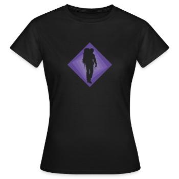 Backpacker Wandern Backpacking - Frauen T-Shirt - Schwarz - Vorne - AI Model Female 172 dark (172cm)