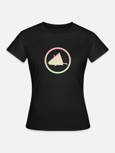 Camping Glamping Camping - Frauen T-Shirt - Schwarz