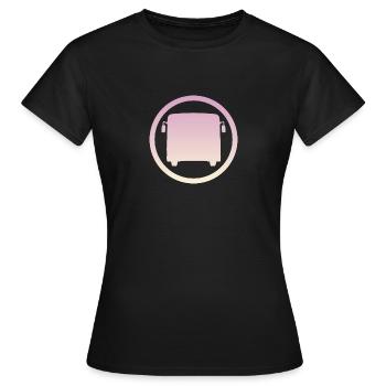 Bus Schulbus Fahrer - Frauen T-Shirt - Schwarz - Vorne - AI Model Female 172 dark (172cm)