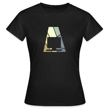 Computer Computer Gamer - Frauen T-Shirt - Schwarz - Vorne - AI Model Female 172 dark (172cm)