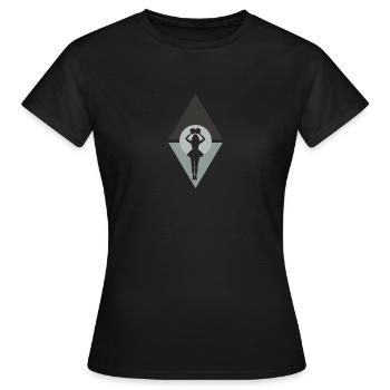 Cheerleading Bommel Girlie - Frauen T-Shirt - Schwarz - Vorne - AI Model Female 172 dark (172cm)