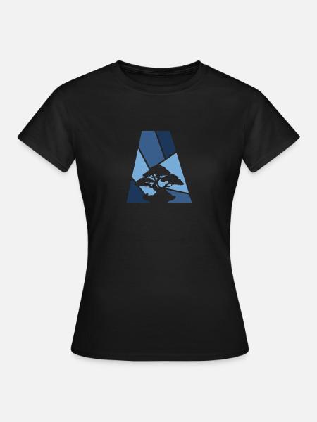 Bonsai Bäume Baum - Frauen T-Shirt - Schwarz