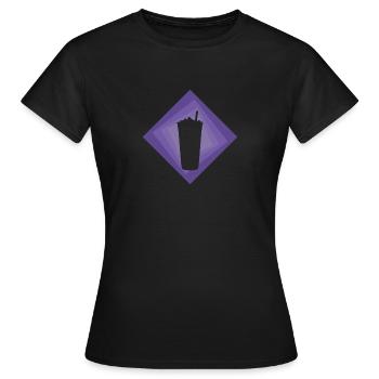 Bubble Tea Bubble Tee - T-shirt Femme - noir - Devant - AI Model Female 172 dark (172cm)