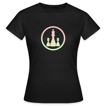 Echecs Echecs Echecs Echec et Mat - T-shirt Femme - noir - Devant - AI Model Female 172 dark (172cm)