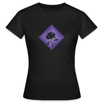 Botanik Flora Pflanzen - Frauen T-Shirt - Schwarz - Vorne - AI Model Female 172 dark (172cm)