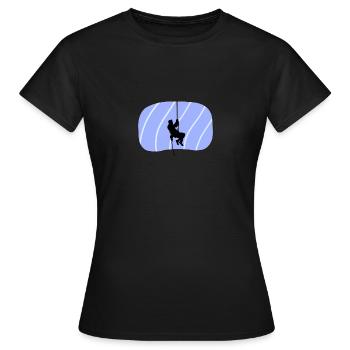Escalade Alpinisme Alpinisme - T-shirt Femme - noir - Devant - AI Model Female 172 dark (172cm)