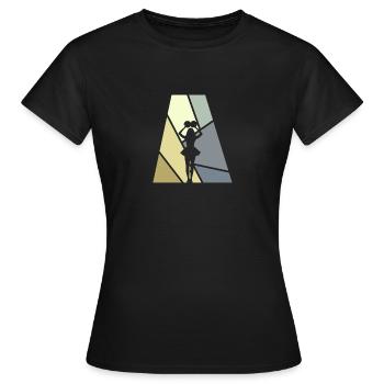 Pom-pom girl girlie fille - T-shirt Femme - noir - Devant - AI Model Female 172 dark (172cm)