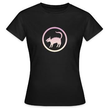 Fabelwesen Fabeltier Einhorn - Frauen T-Shirt - Schwarz - Vorne - AI Model Female 172 dark (172cm)