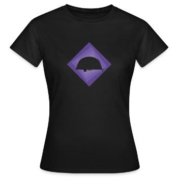 RV Camping Camper Camper - T-shirt Femme - noir - Devant - AI Model Female 172 dark (172cm)