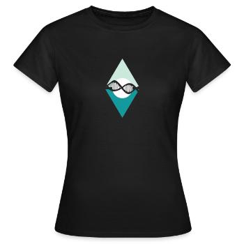 Biologie Biologiste Biologie - T-shirt Femme - noir - Devant - AI Model Female 172 dark (172cm)