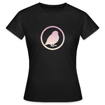 Oiseaux Oiseaux Observation des oiseaux - T-shirt Femme - noir - Devant - AI Model Female 172 dark (172cm)