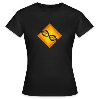 Biology Bio Biologist - Women's T-Shirt - black - Front - AI Model Female 172 dark (172cm)