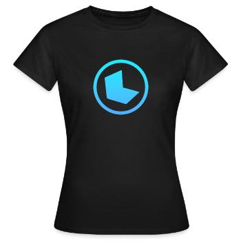 Blogging Blogger Writing - Women's T-Shirt - black - Front - AI Model Female 172 dark (172cm)