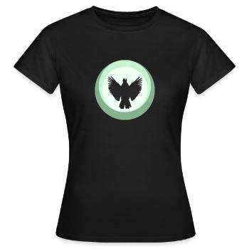 Oiseau Oiseau Perroquet - T-shirt Femme - noir - Devant - AI Model Female 172 dark (172cm)