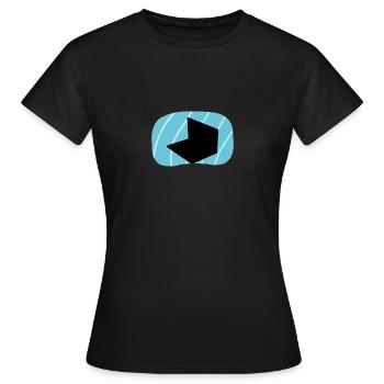 Page d’accueil de la rédaction de blogs - T-shirt Femme - noir - Devant - AI Model Female 172 dark (172cm)