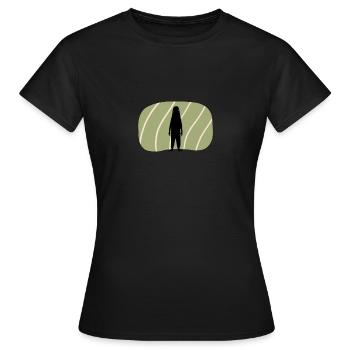 Kryptozoologie Märchen Mythisch - Frauen T-Shirt - Schwarz - Vorne - AI Model Female 172 dark (172cm)