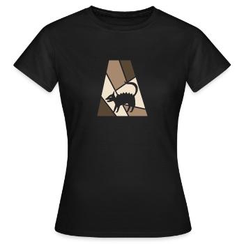 Cryptozoologie Mythique Mythique - T-shirt Femme - noir - Devant - AI Model Female 172 dark (172cm)