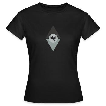 Calopsitte calopsitte oiseau - T-shirt Femme - noir - Devant - AI Model Female 172 dark (172cm)