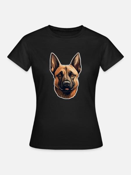 Belgian Malinois - Frauen T-Shirt - Schwarz