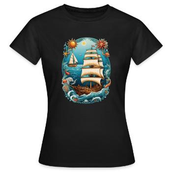 Great Ride - Women's T-Shirt - black - Front - AI Model Female 172 dark (172cm)