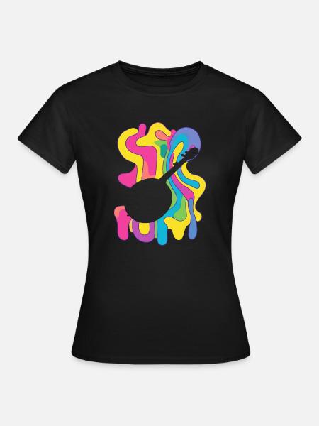 Banjo Dixieland Dixie - Women's T-Shirt - black