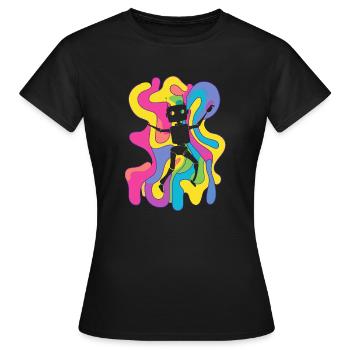 Robotik Technologie Robotics - Frauen T-Shirt - Schwarz - Vorne - AI Model Female 172 dark (172cm)