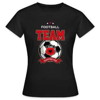 Albanie - T-shirt Femme - noir - Devant - AI Model Female 172 dark (172cm)